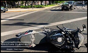 Accidente con Moto